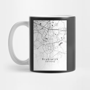 Brunswick Germany City Map Mug